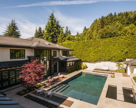 Full outdoor swimming pool renovation with oxyn color