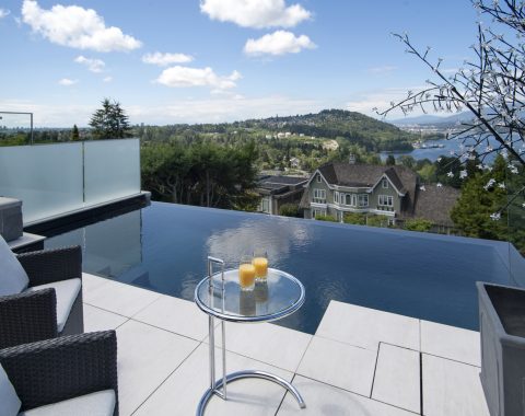 Infinity pool showcasing the view