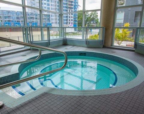 Indoor commercial spa