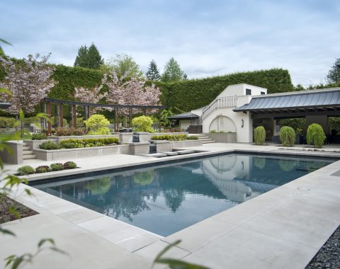 Outdoor swimming pool renovation