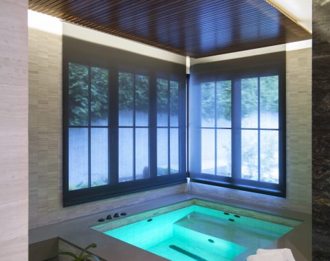 Indoor hot tub