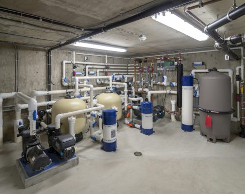 View of the technical room