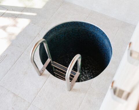 Therapy cold plunge pool designed for optimal healing.