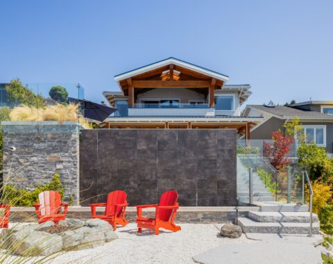 Image of this pool paradise with a waterfall feature.