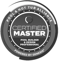 Certified Pool Builder & Design Professional Logo